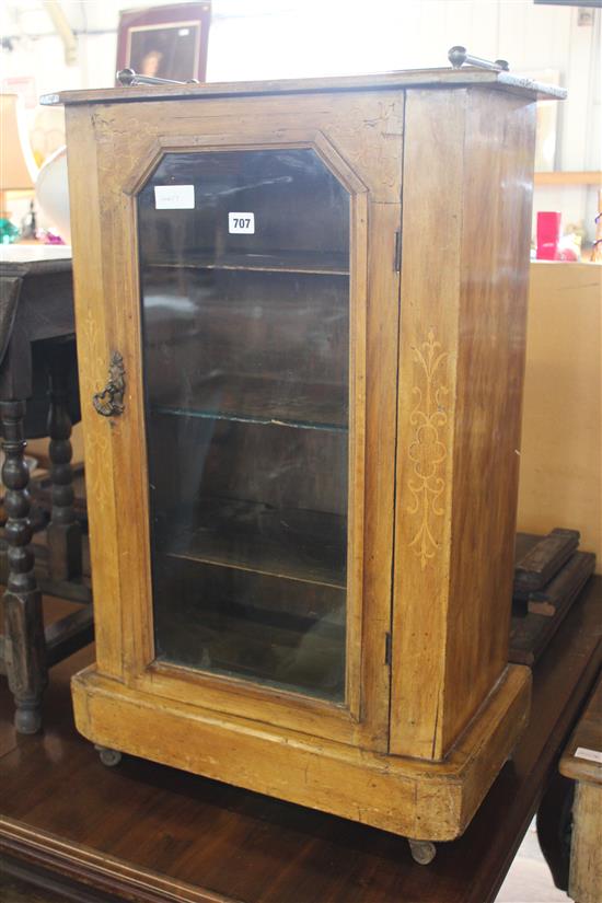 Inlaid music cabinet